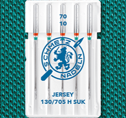 Šujmašīnu adatas trikotāžai SCHMETZ JERSEY - Nr.70 (5gab.)