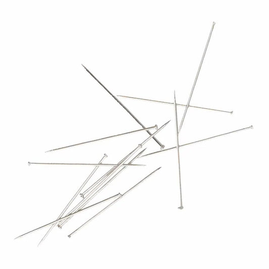 Bild mit Nähnadeln Milward, Stahl – 0,60 × 30 mm, 1200 Stk. – online erhältlich bei Šarlotes audumi
