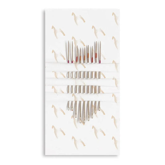 Attēls ar Šūšanas adatas Sharps Nr. 7–8–9 (9 gab.) Pony – pieejams Šarlotes audumi