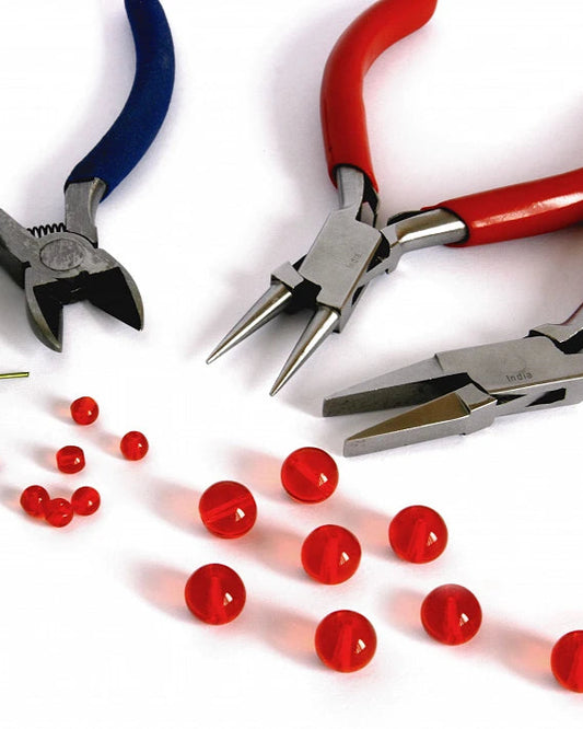 Jeweler's pliers set | 3 pcs. | Round | Cutting | Flat-nose pliers