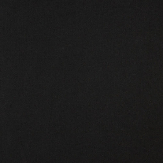 Premium 100% kokvilnas audums-melns 125 g/m²