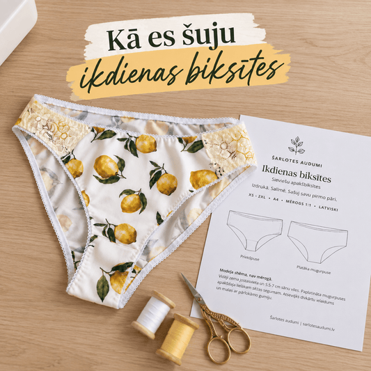 Wie ich meine Alltags-Slips nähe – bequem, weich und genau so, wie ich sie will - Šarlotes audumi