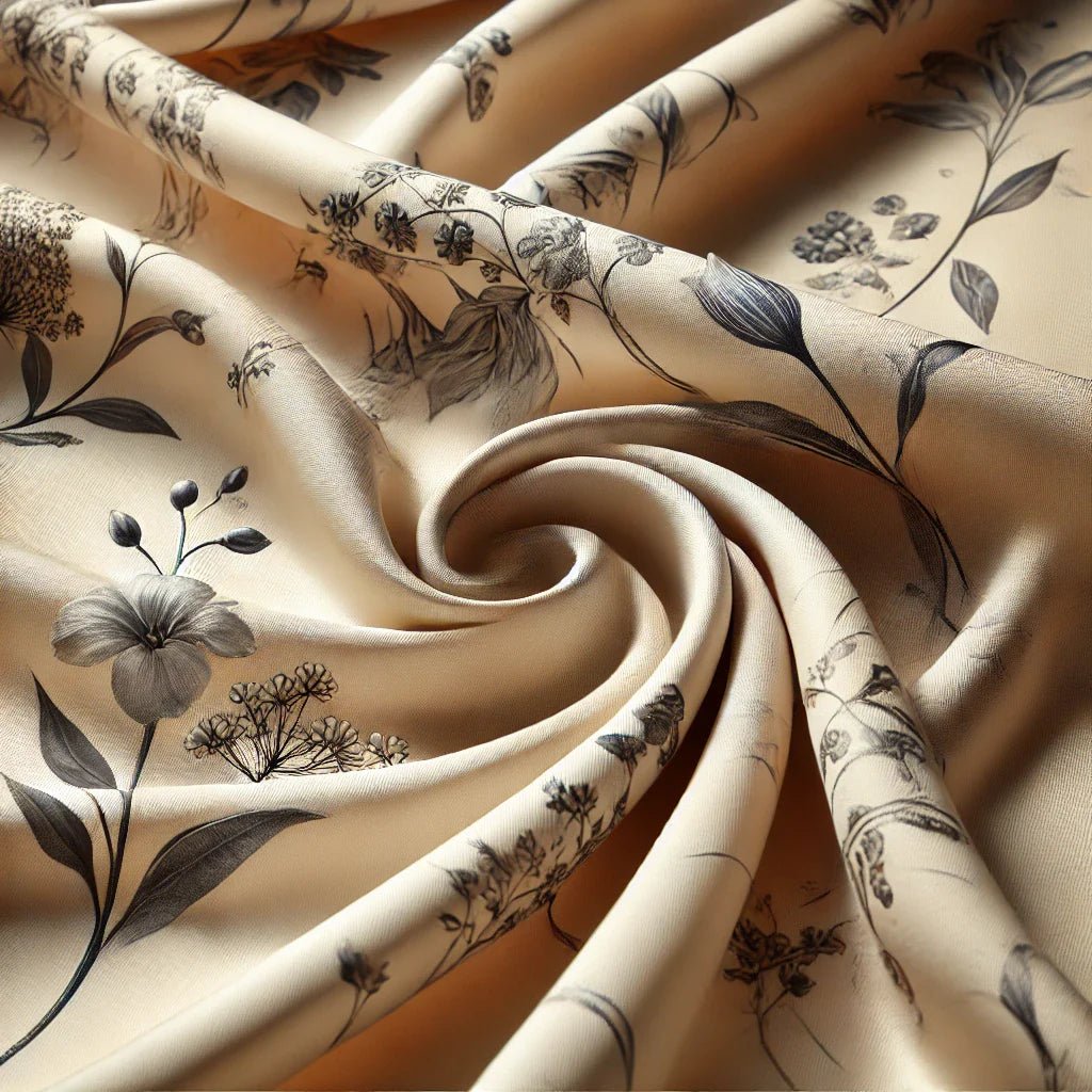 100% Viscose fabric with print