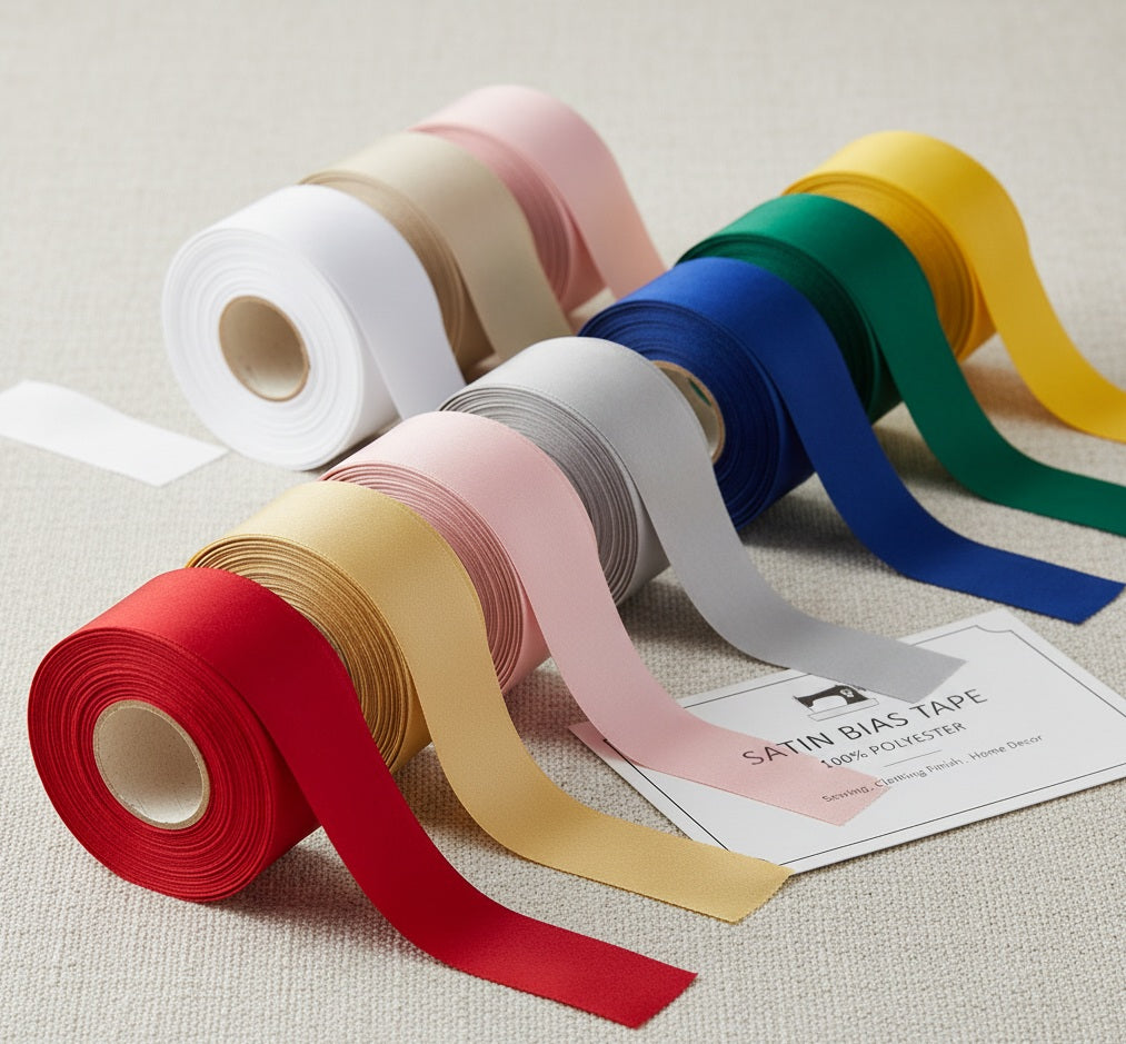 Satin bias tape