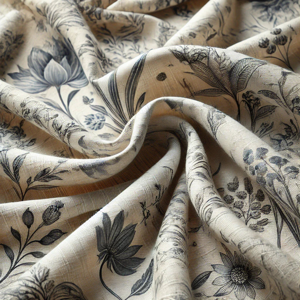 Viscose with linen