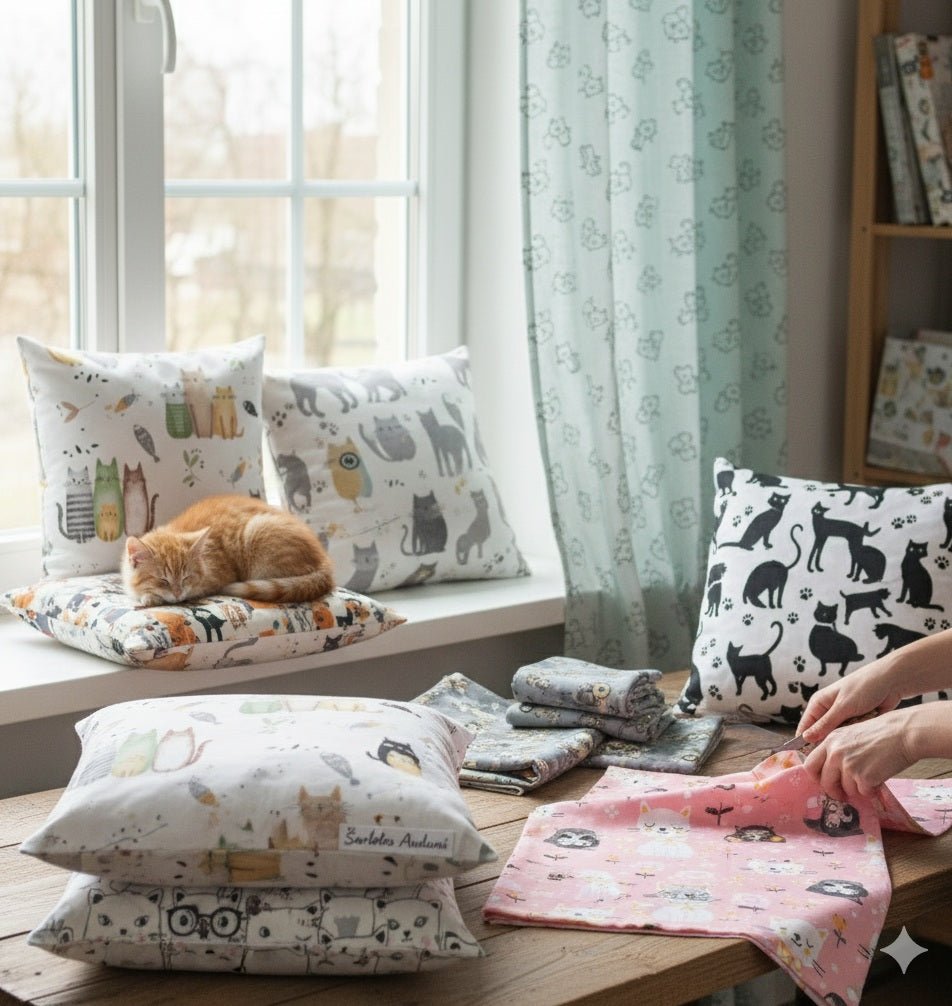 Fabrics 🐈‍⬛For cat lovers