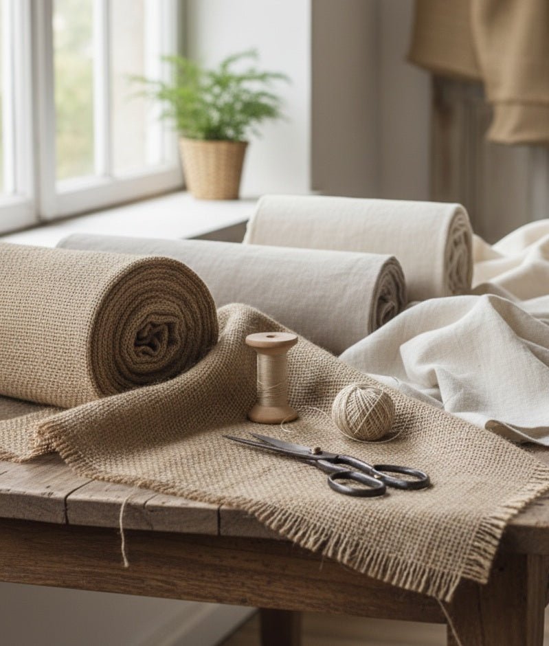 Natural unbleached fabrics