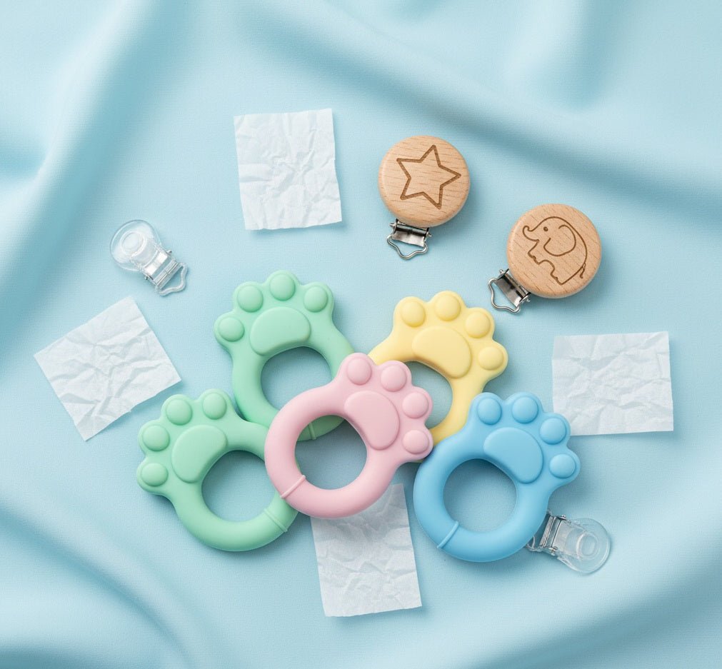 For making buttons and teething rings