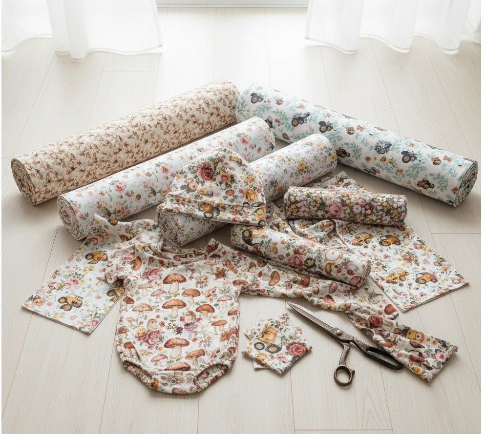 Cotton jersey with print