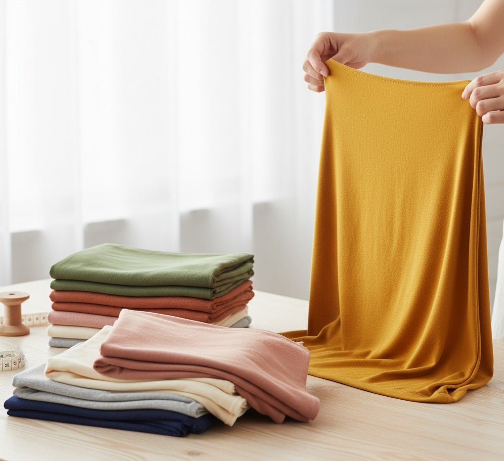 Cotton jersey solid color