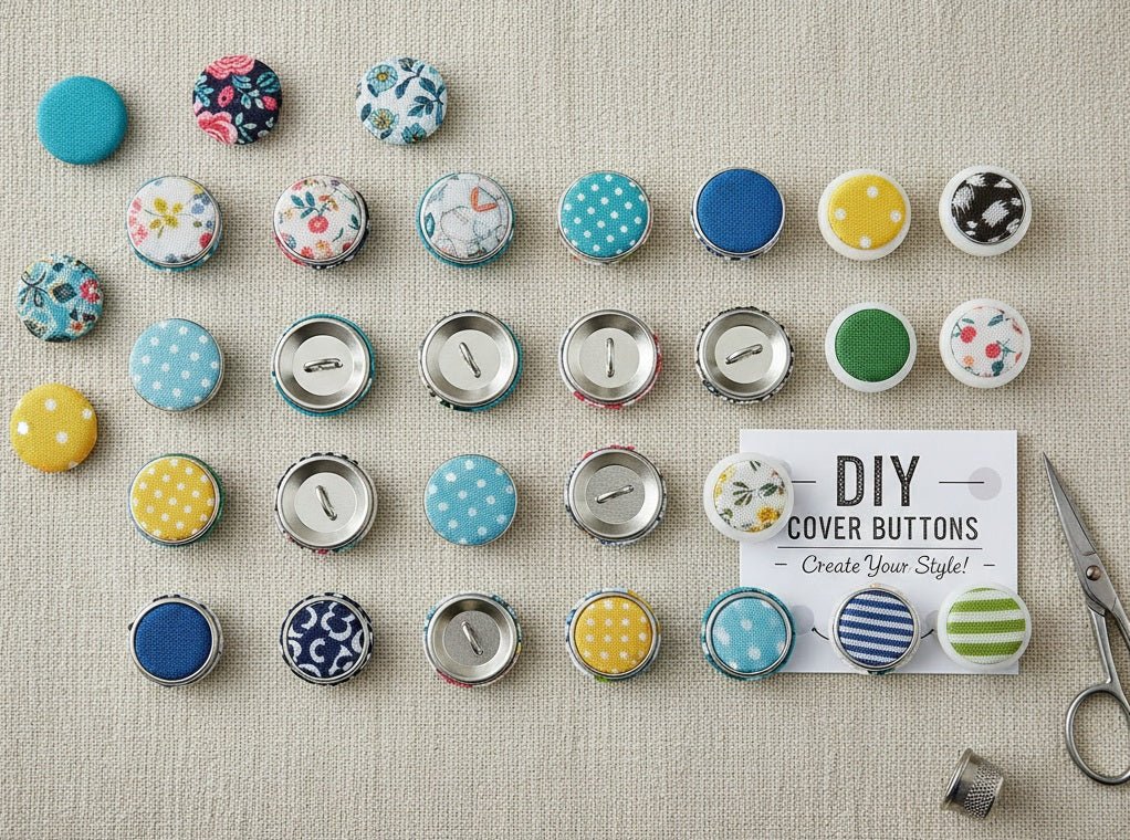 Self-fastening buttons