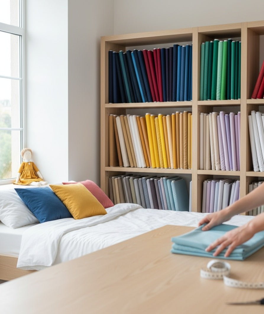 Premium 100% cotton fabrics solid color