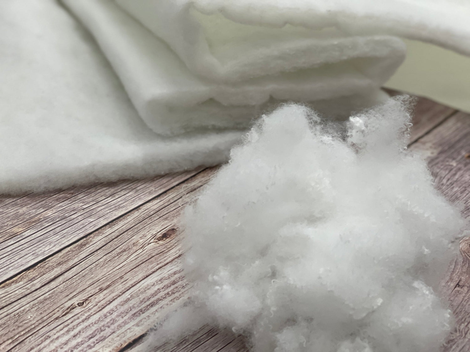 Synthetic fiber filling