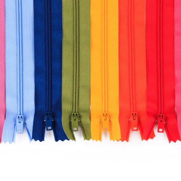 Hidden zippers