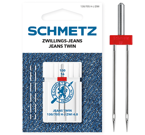Double denim sewing machine needles 130/705 H