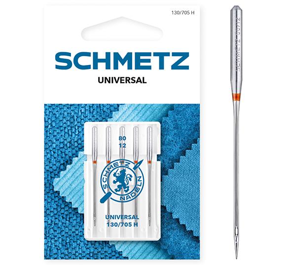 Universal sewing machine needles 130/705 H