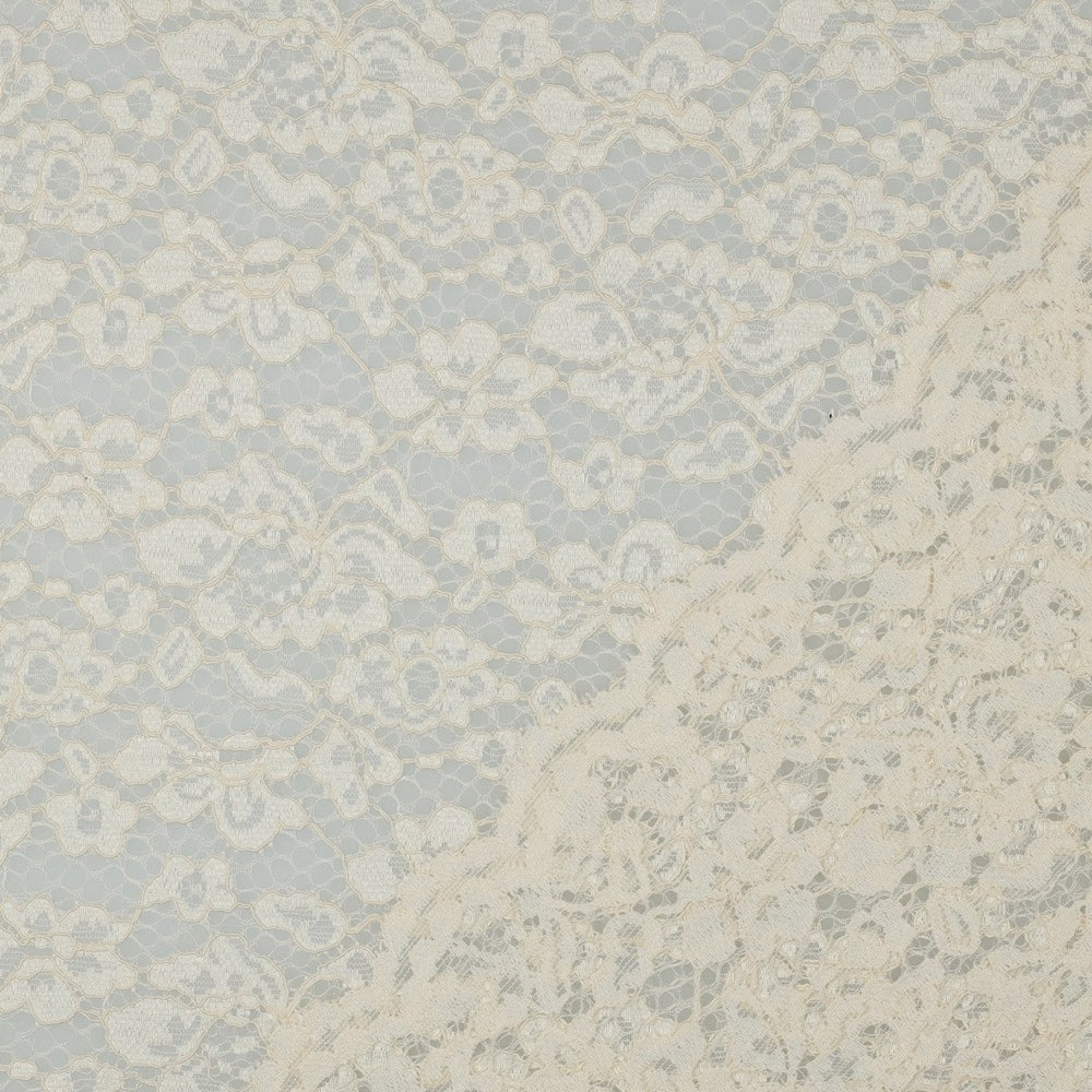 Lace fabric-milk white 130 g/m²