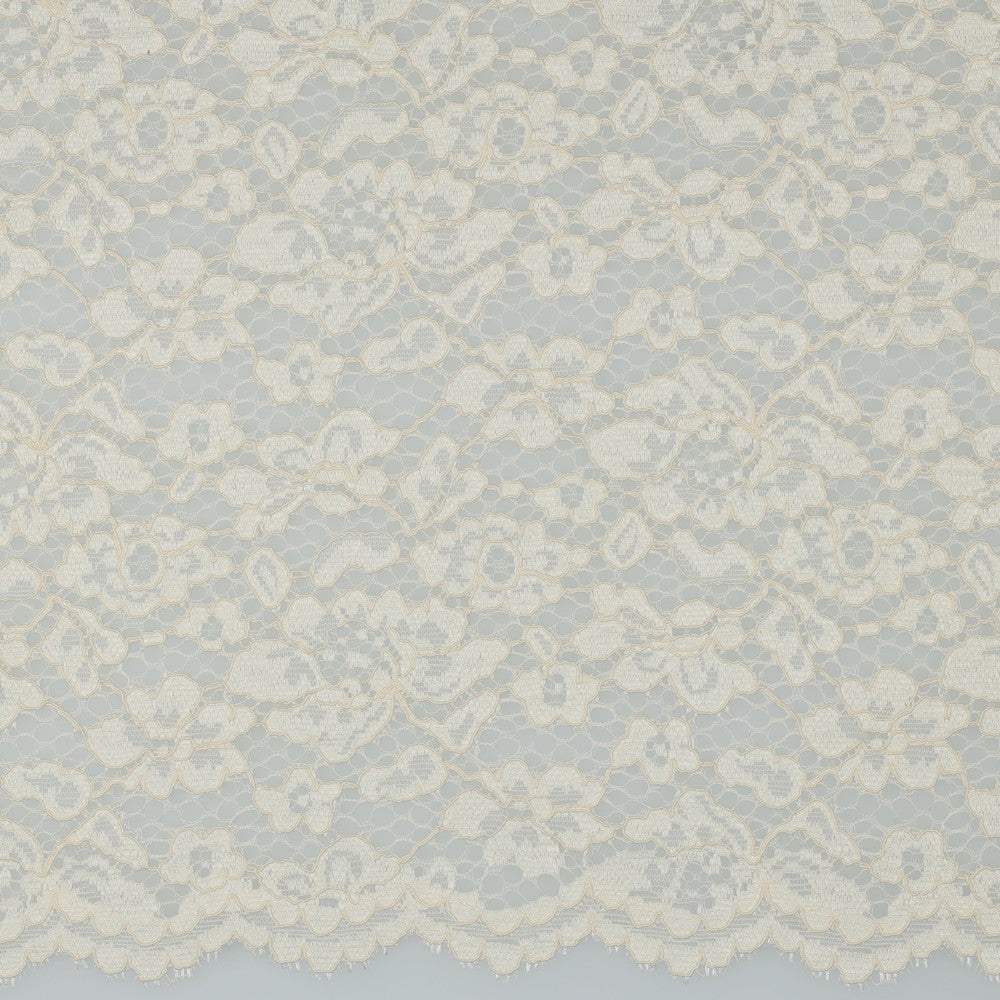 Lace fabric-milk white 130 g/m²