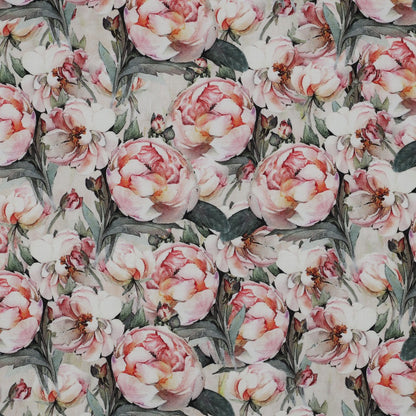 Viskozes audums ar elastānu-peonijas 135 g/m²