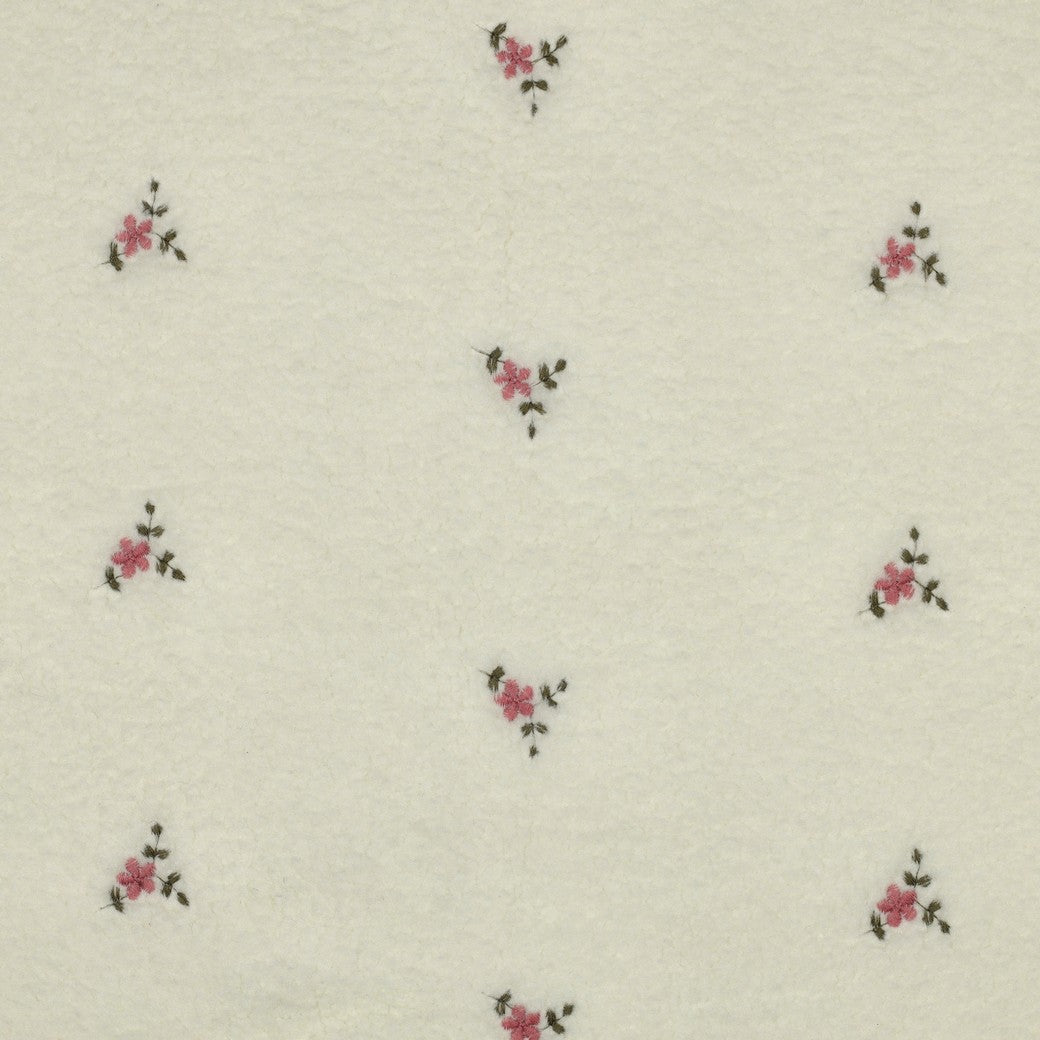 Teddy flīss-silti balts ar izšuvumu