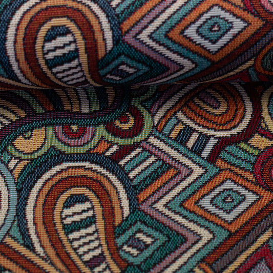 Motif abstrait en tapisserie