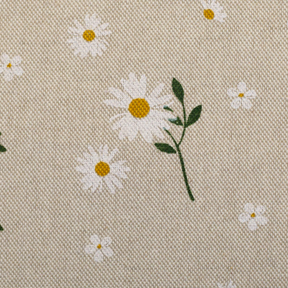 Tissu canvas marguerites 200 g/m²