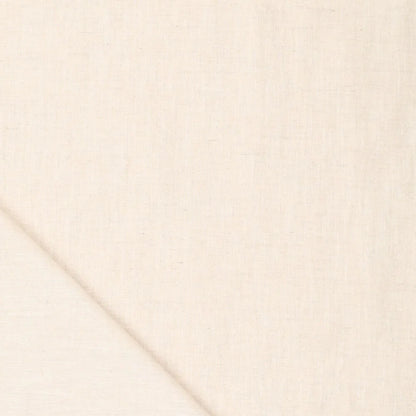 100% weich gemachter Leinenstoff – zart cremefarben 165 g/m²