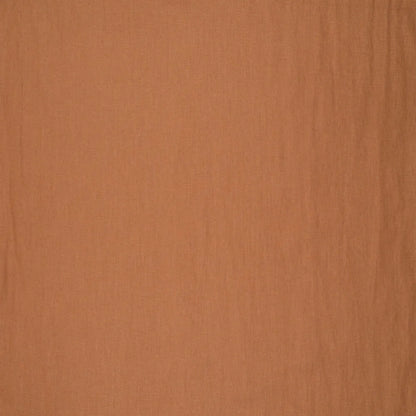 100% weich gemachter Leinenstoff - Cognac 165 g/m²