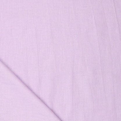 100% weichgemachter Leinenstoff – Fliederlila 165 g/m²