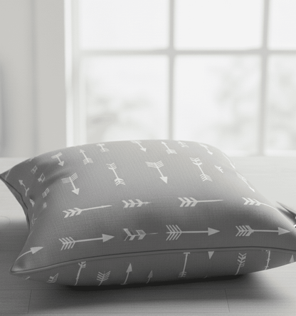 Image du tissu 100 % coton - flèches 125 g/m² – disponible chez Šarlotes audumi