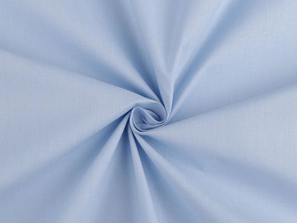 100% tissu en coton - bleu clair 125 g/m²