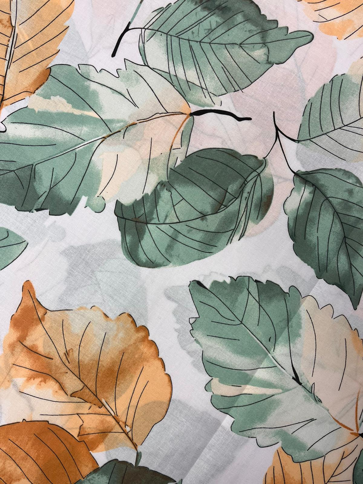 Attēls ar 100% Kokvilnas audums - lapas 125 g/m² – pieejams Šarlotes audumi