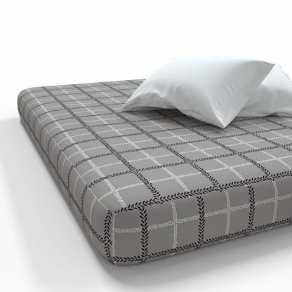 Tissu 100 % coton à carreaux modernes, 220 cm, 146 g/m² – disponible chez Šarlotes audumi