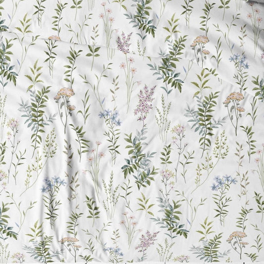 Attēls ar 100% Kokvilnas audums - pļavu augi 125 g/m²(drīzumā) – pieejams Šarlotes audumi