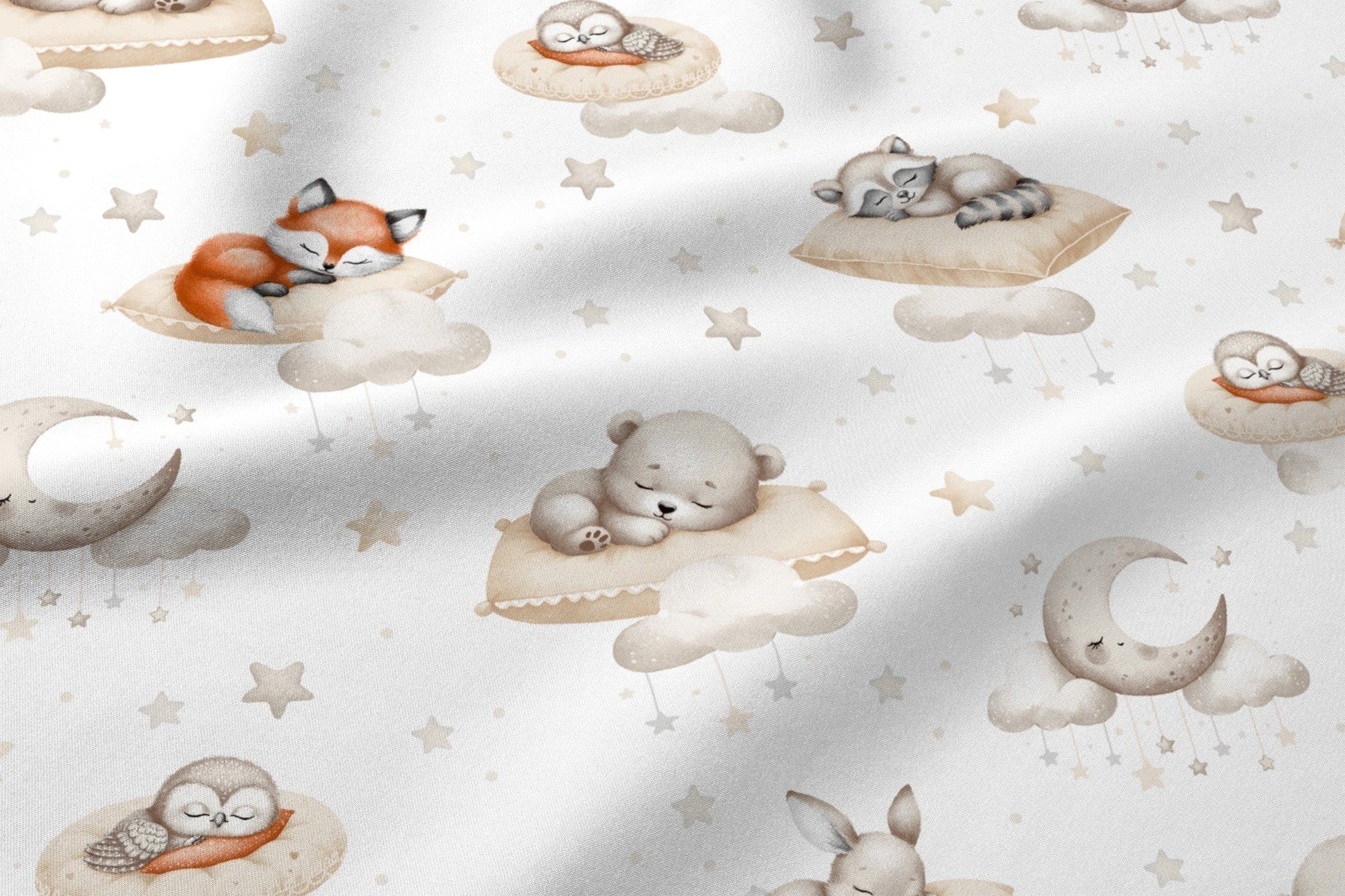 alt
Image en tissu 100 % coton - doux petits rêves pour oursons sur fond blanc 125 g/m² – disponible chez Charlotte's Fabrics