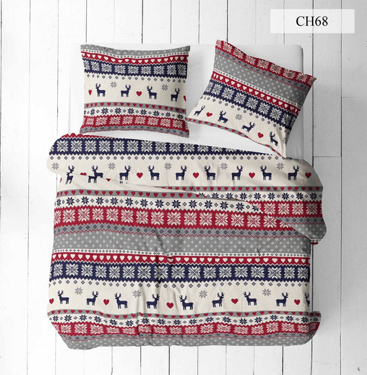 Image avec tissu 100 % coton, motif de style scandinave – disponible en ligne chez Šarlotes audumi