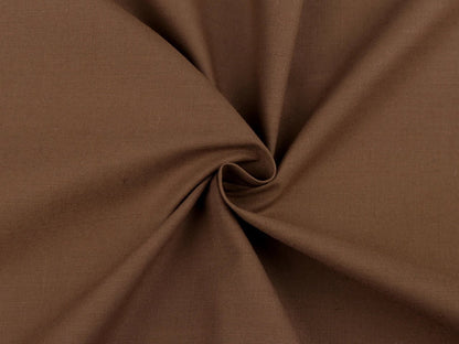 100% tissu en coton - brun chocolat 125 g/m²