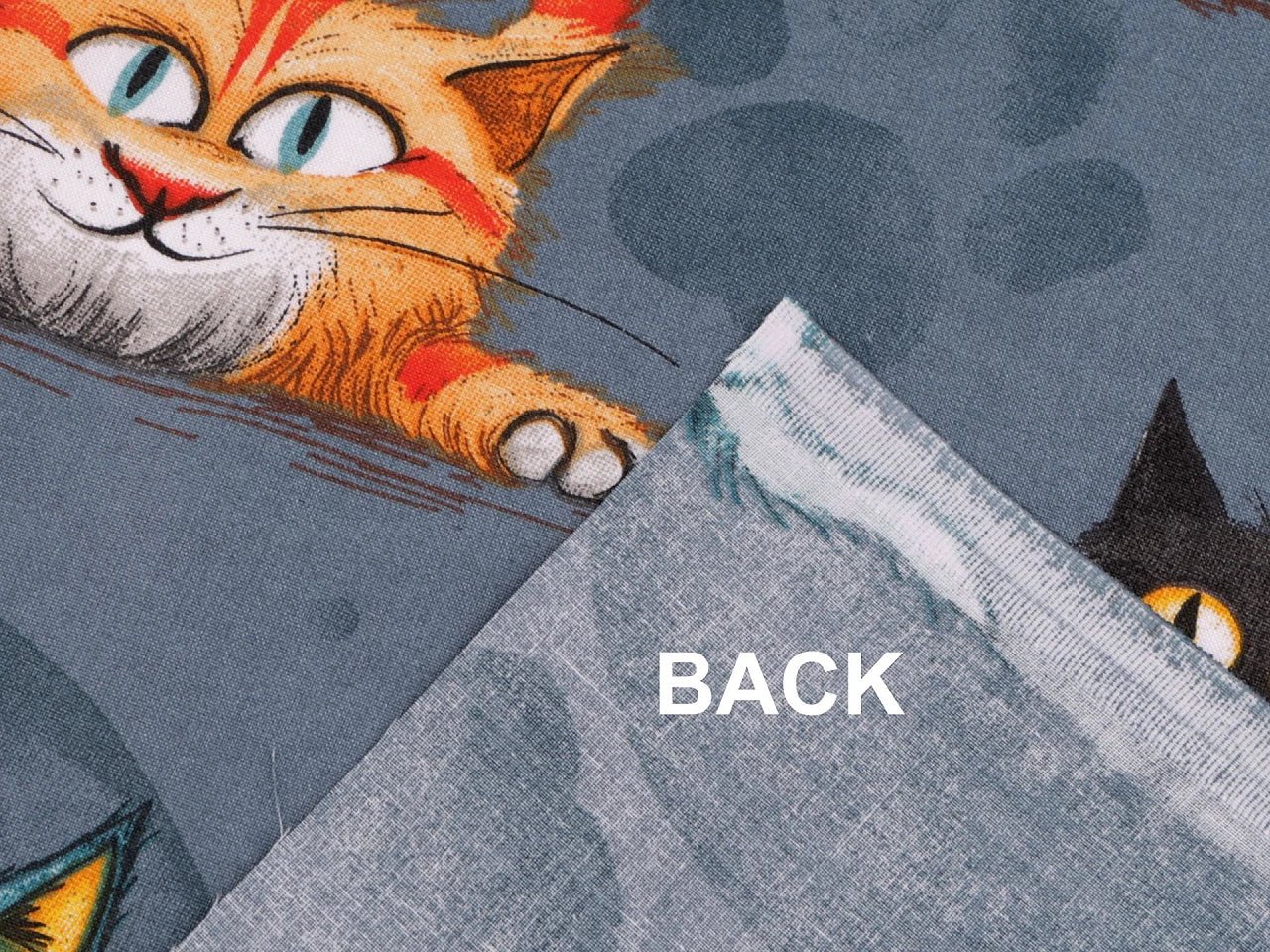 Attēls ar 100% Kokvilnas audums - trakie kaķi 125 g/m² – pieejams Šarlotes audumi