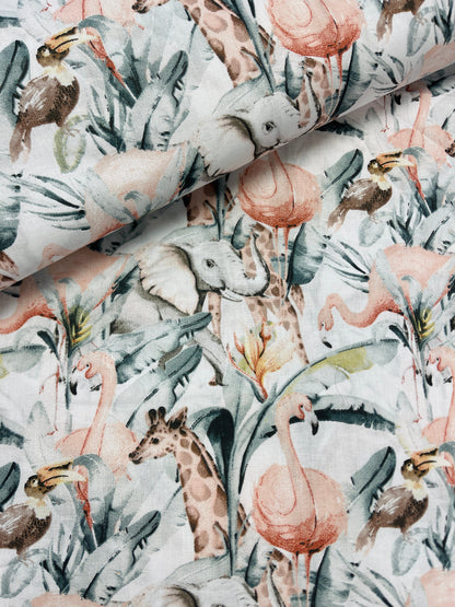 100 % tissu en coton - tropiques 125 g/m²