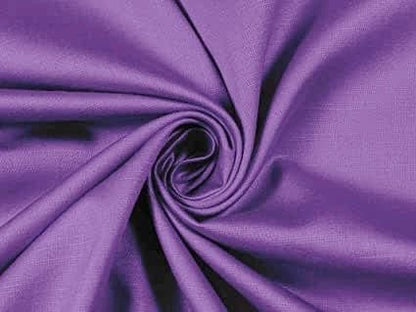 Tissu 100 % coton - violet foncé 220 cm 146 g/m²