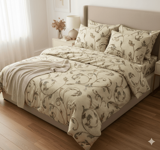 Attēls ar 100% Kokvilnas audums - vintage elegance 220cm 146 g/m² – pieejams Šarlotes audumi