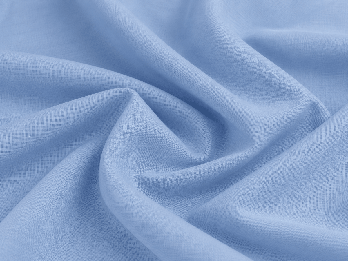 Bild mit 100% Baumwollstoff – blau, online erhältlich bei Šarlotes audumi