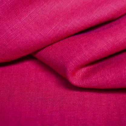 Tissu 100 % lin - teinte baie vive 240 g/m²