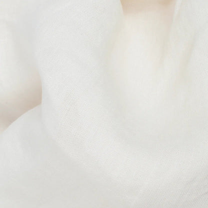 100% softened linen - warm white 205 g/m²