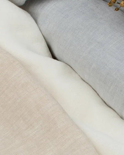 100% Softened Linen - Warm White 205 g/m²
