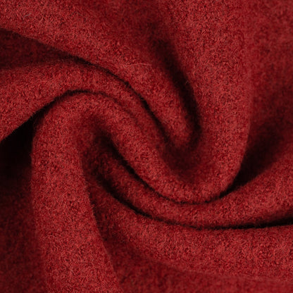 Tissu 100 % laine - rouge 385 g/m²