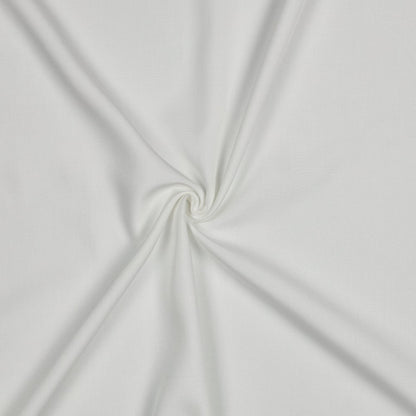 Tissu 100 % viscose - blanc lait 110 g/m²
