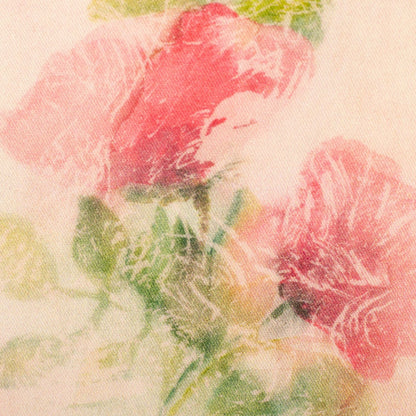 100% Viscose fabric - fluid floral colors 135 g/m²