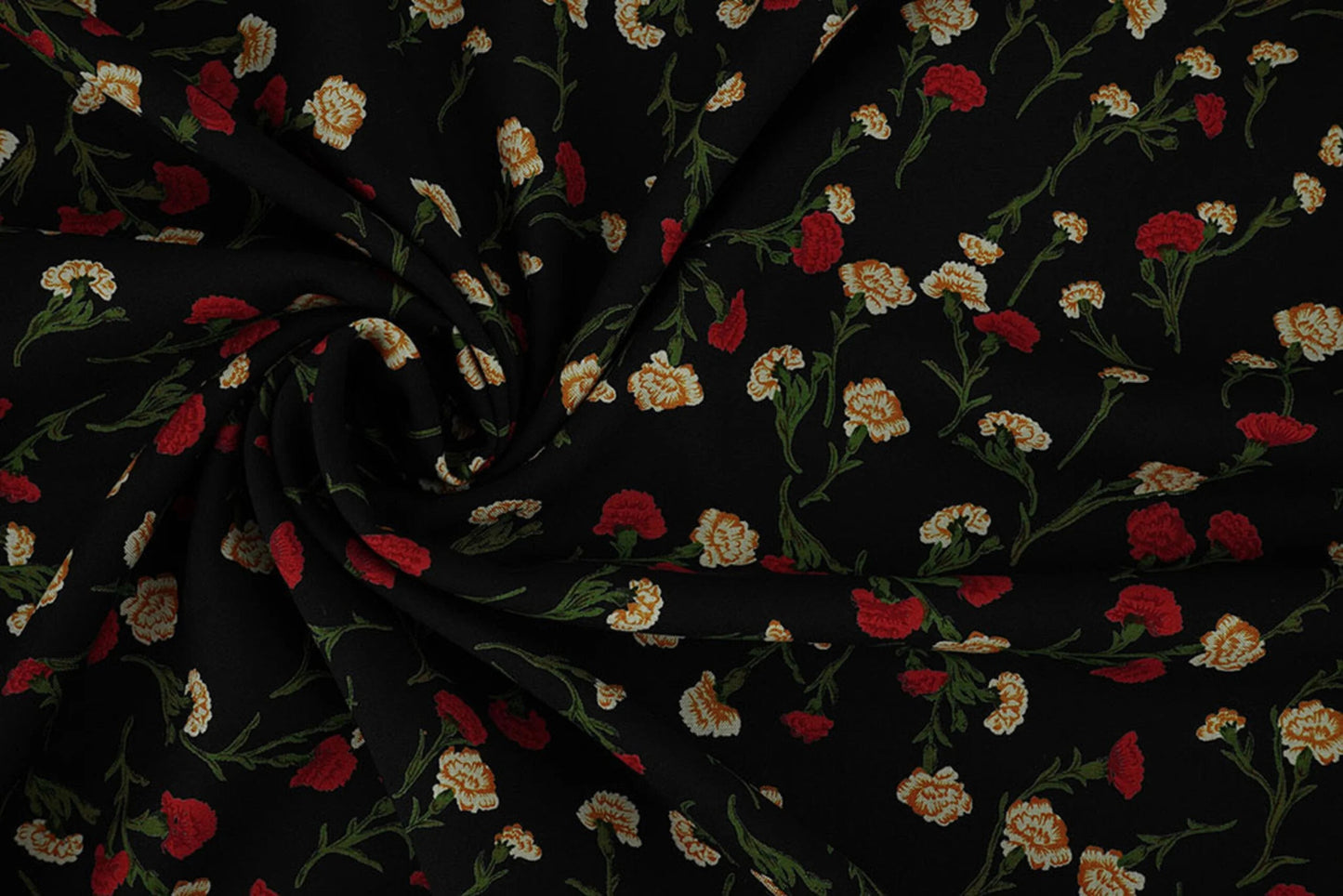 alt
Image with 100% viscose fabric - delicate red flowers 115 g/m² – available at Šarlotes audumi