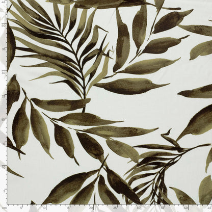 alt
Image en tissu 100 % viscose - feuilles vertes sur fond blanc 125 g/m² – disponible chez Charlotte Tissus